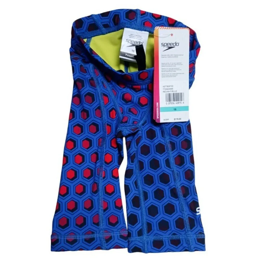 Speedo Vanquisher Jammer Mens Ultimate Performance Championship Tech Size 16 New
